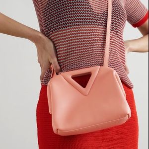 Bottega Veneta Small The Point Crossbody in Peachy
